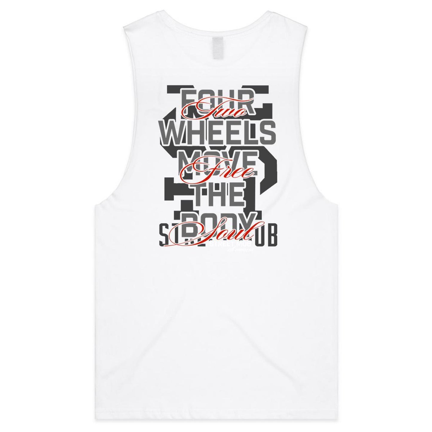 2 WHEELS ONE LOVE - Mens Tank Top Tee