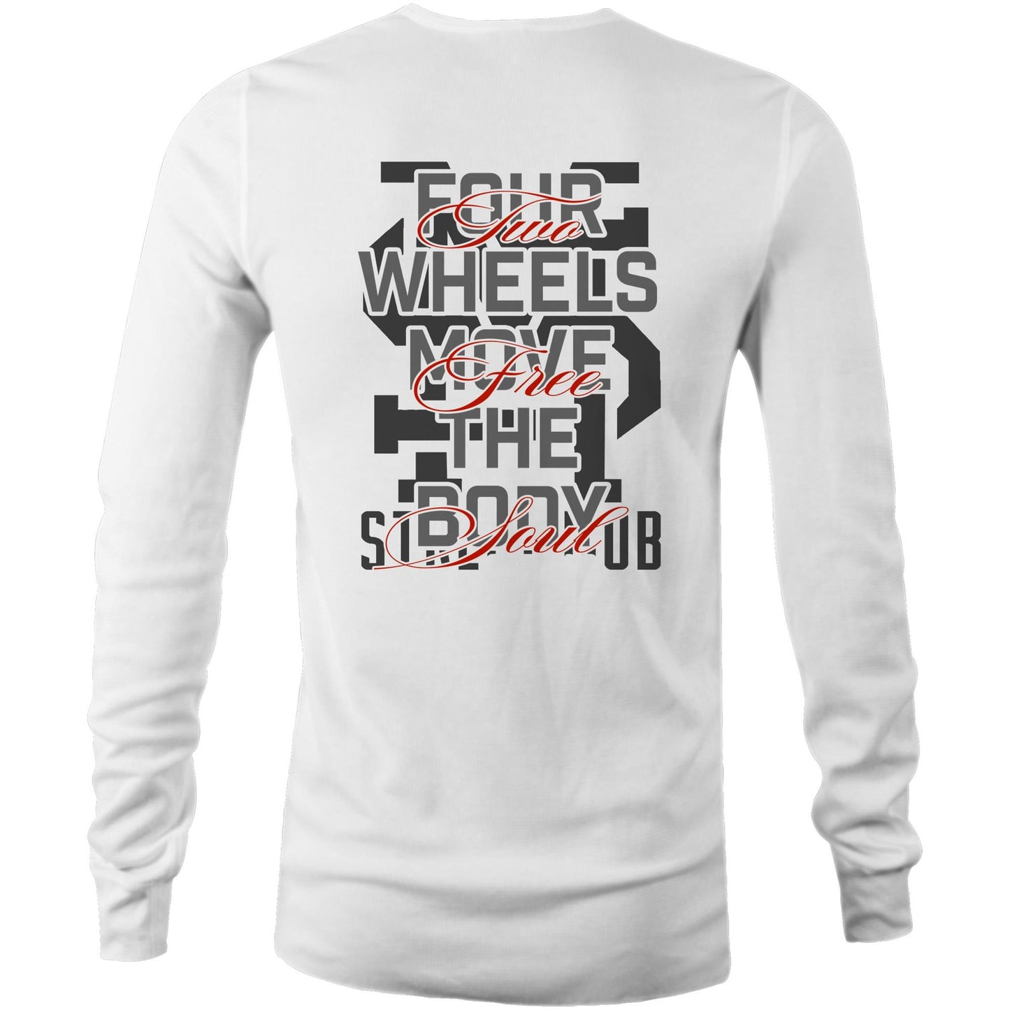 2 WHEELS ONE LOVE - Mens Long Sleeve T-Shirt