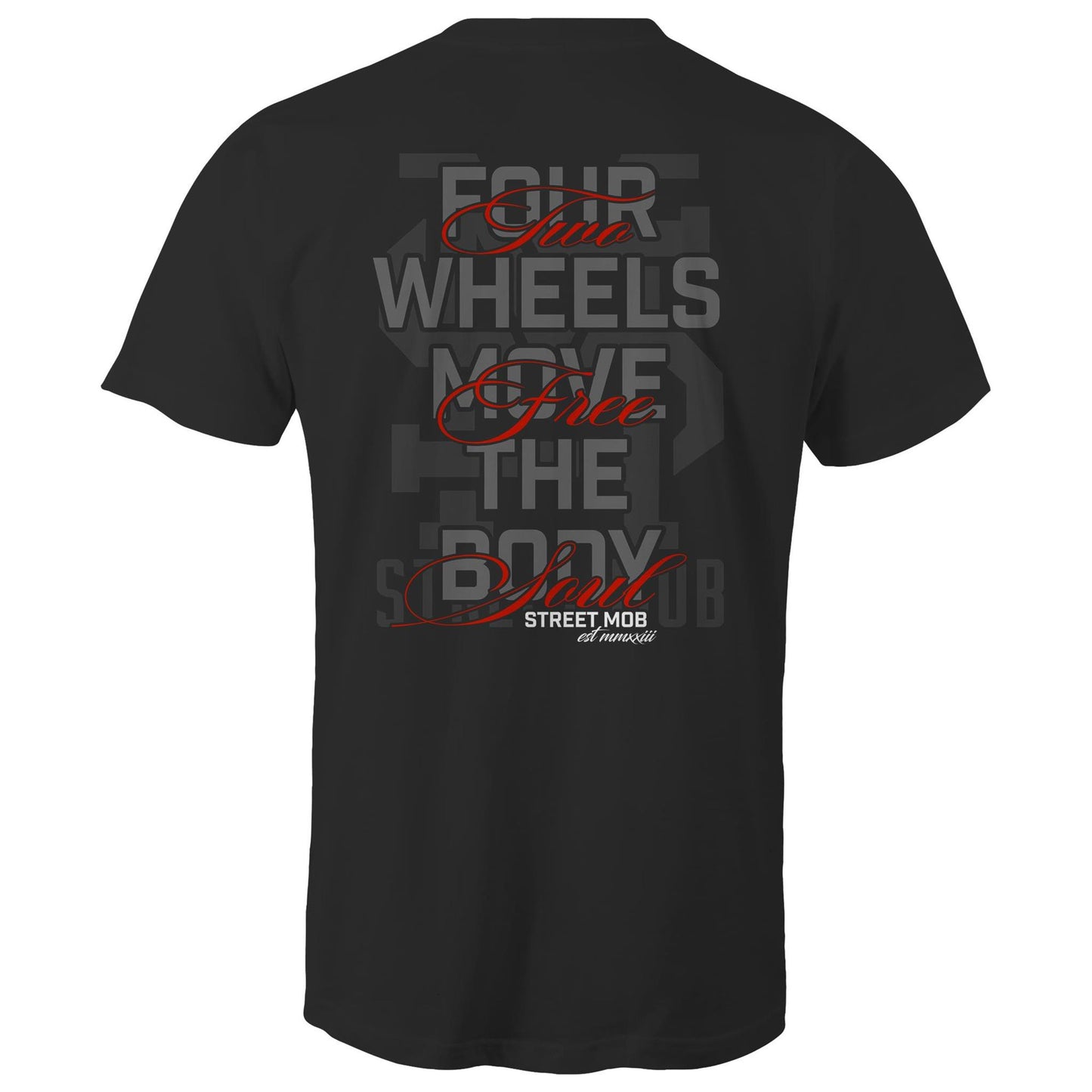 2 WHEELS ONE LOVE - Mens T-Shirt