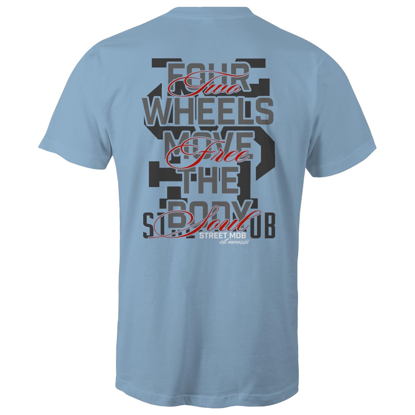 2 WHEELS ONE LOVE - Mens T-Shirt