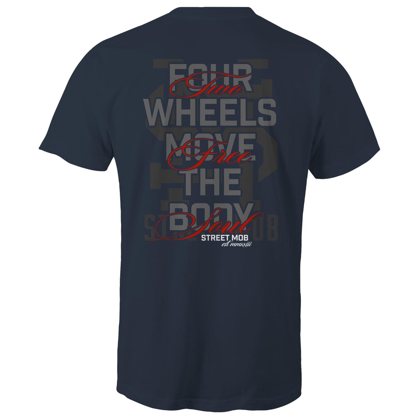 2 WHEELS ONE LOVE - Mens T-Shirt