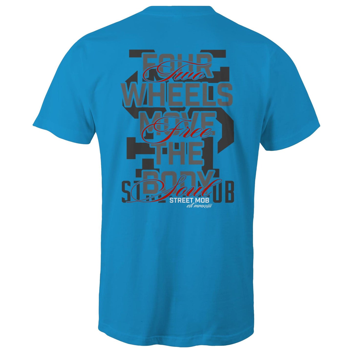 2 WHEELS ONE LOVE - Mens T-Shirt