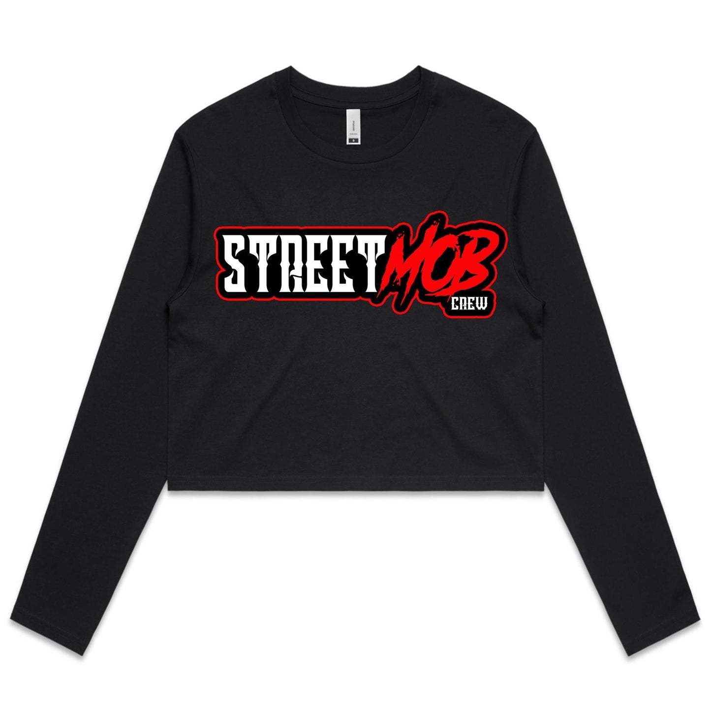 2 WHEELS ONE LOVE - Women's Long Sleeve Crop Tee