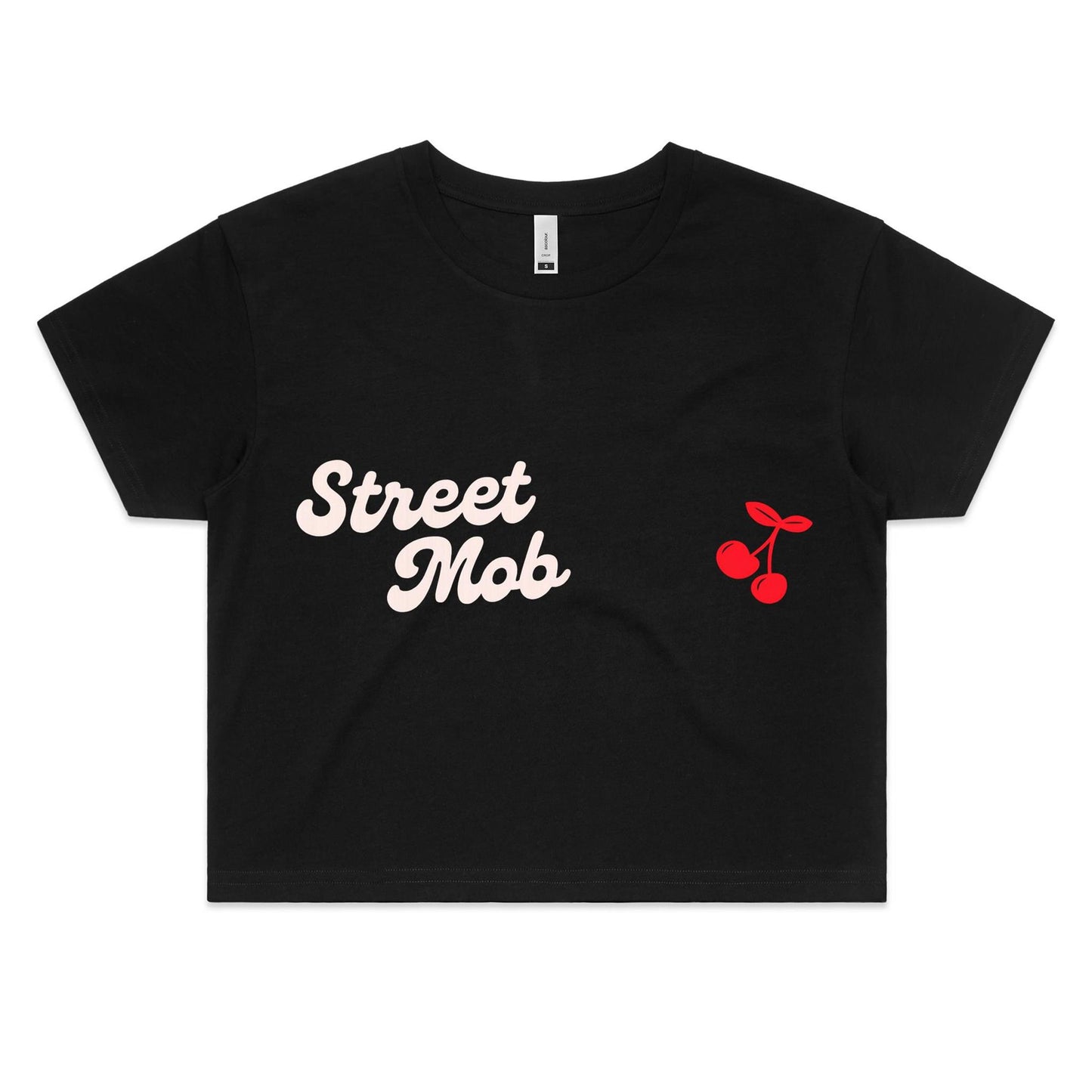 Cherry Drop - Women's Crop Tee