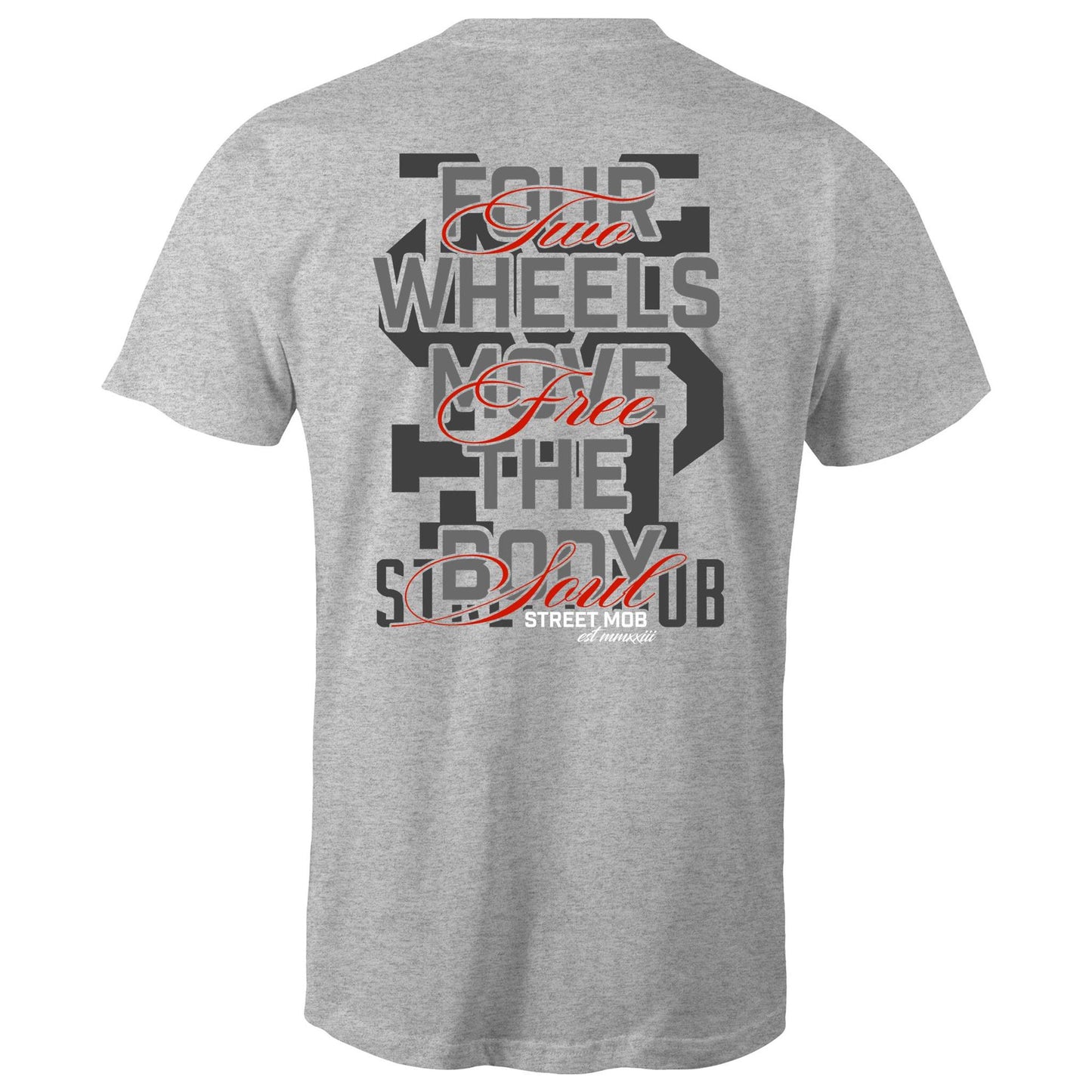 2 WHEELS ONE LOVE - Mens T-Shirt