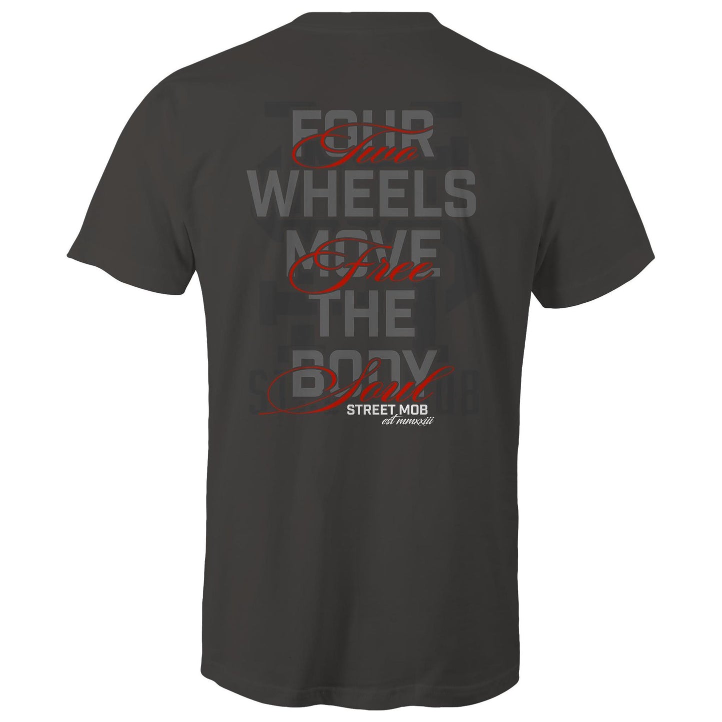 2 WHEELS ONE LOVE  - Mens T-Shirt