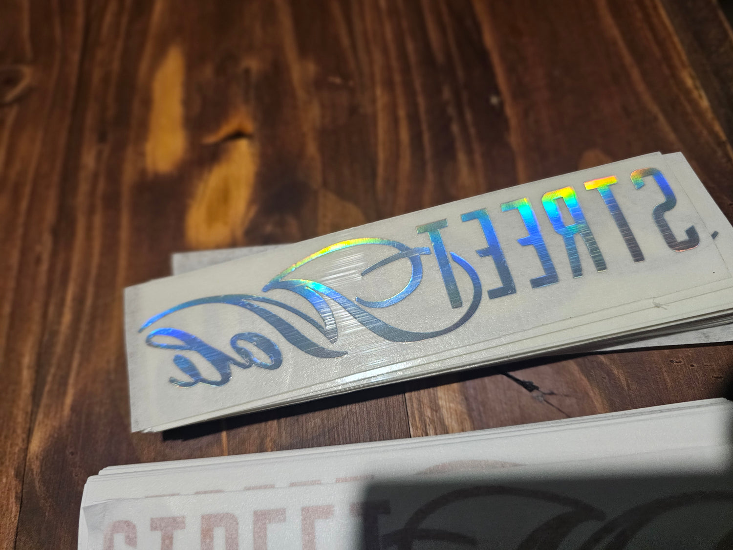 Cursive Mob sticker