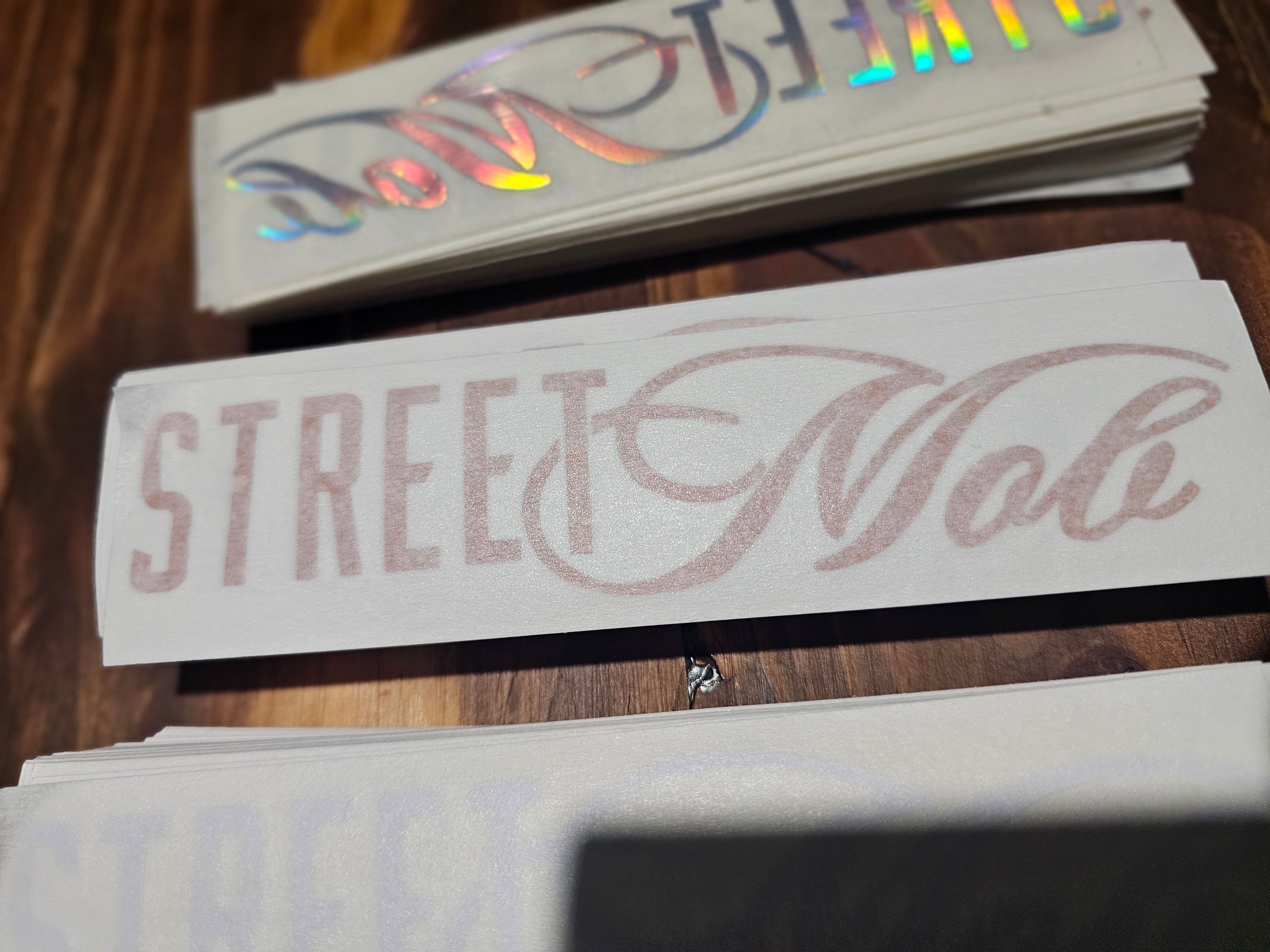 Cursive Mob sticker