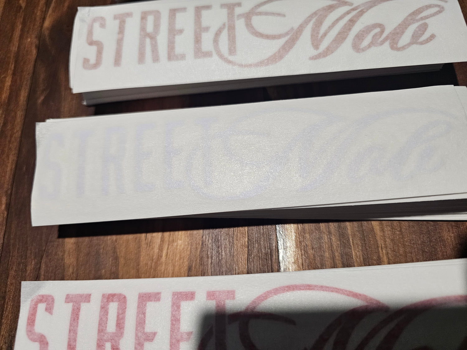 Cursive Mob sticker