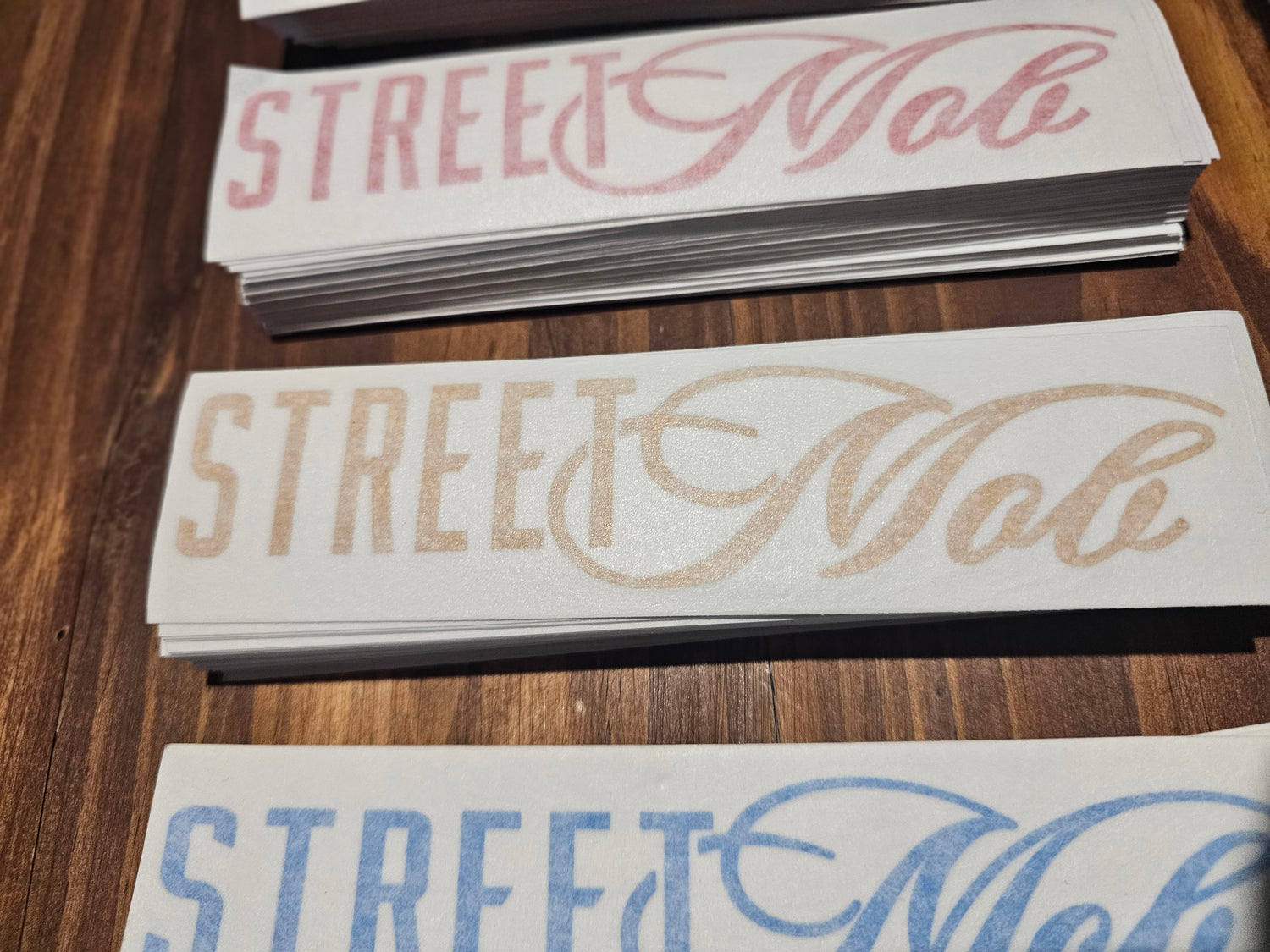 Cursive Mob sticker