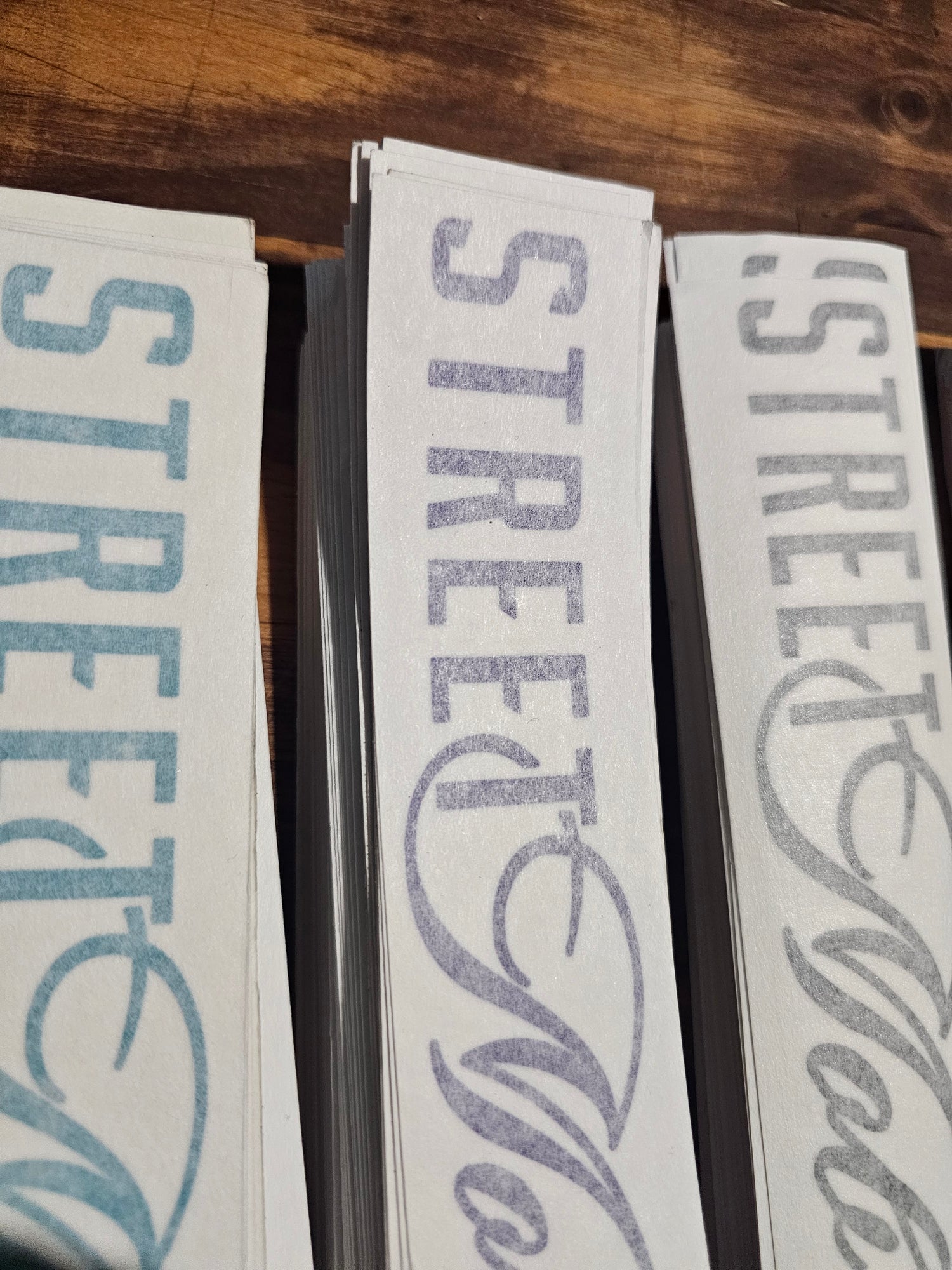 Cursive Mob sticker