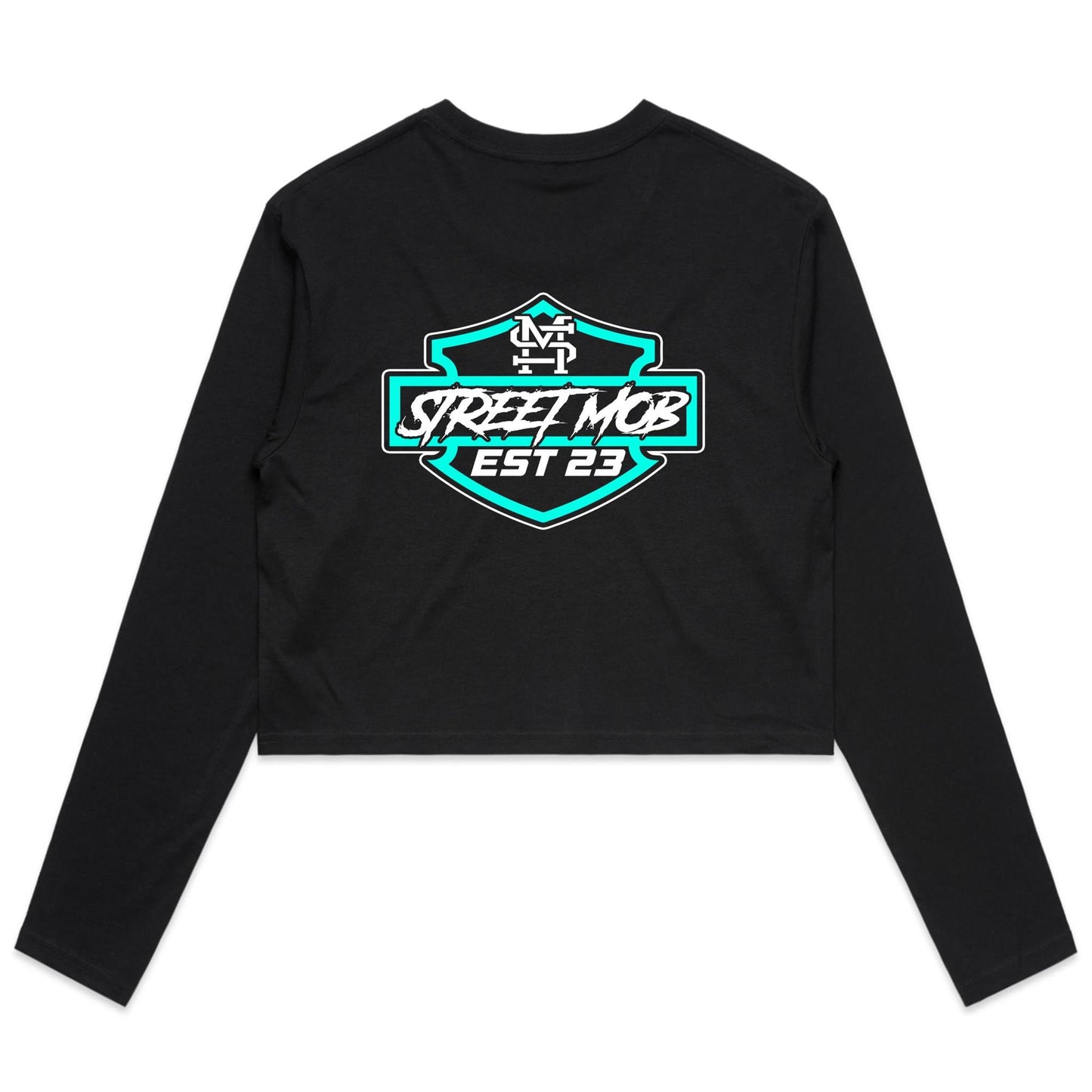 SM HD - Women's Long Sleeve Crop Tee