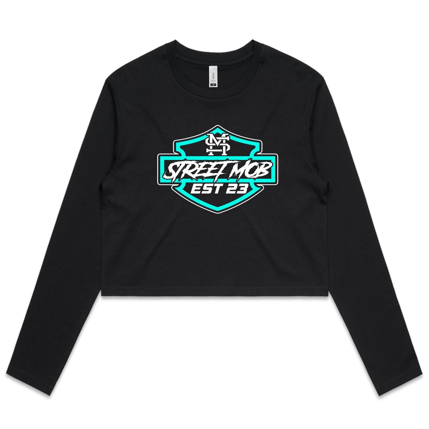 SM HD - Women's Long Sleeve Crop Tee