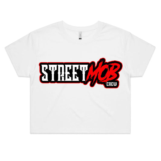 SM 2.0 Red - Women's Crop Tee