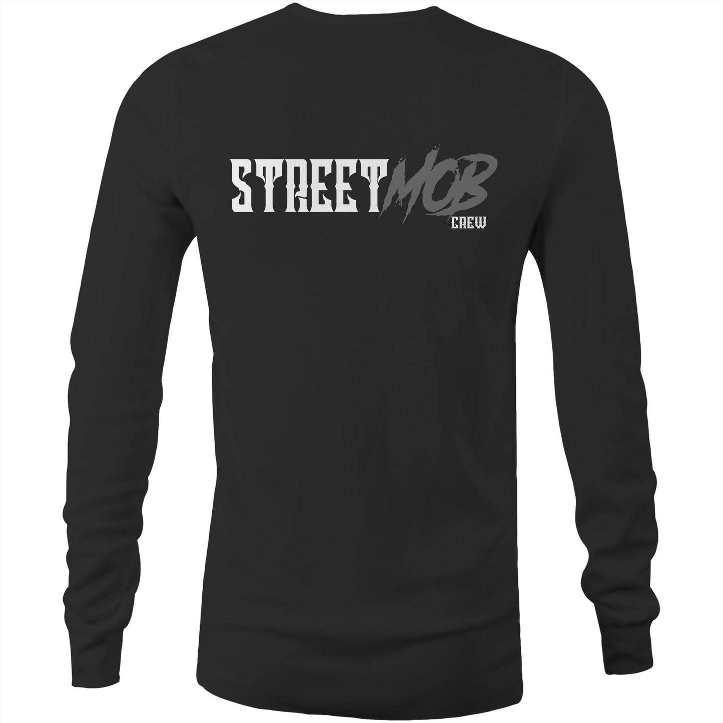 SM 2.0 Grey/White - Mens Long Sleeve T-Shirt