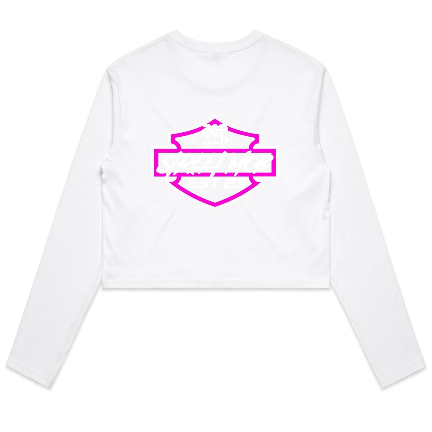 SM HD - Women's Long Sleeve Crop Tee