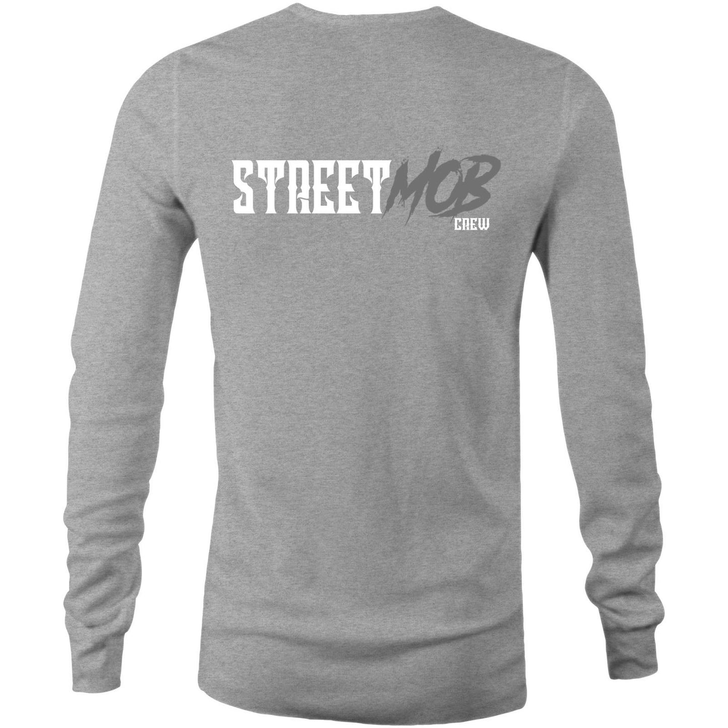 SM 2.0 Grey/White - Mens Long Sleeve T-Shirt