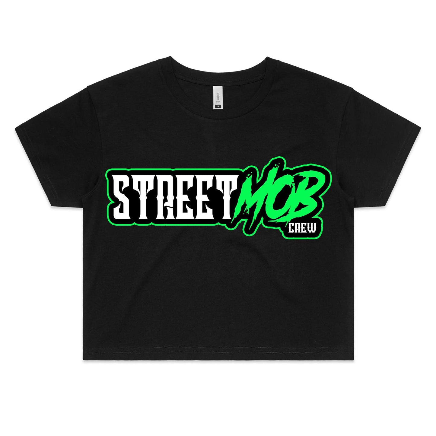 SM 2.0 Green - Women's Crop Tee