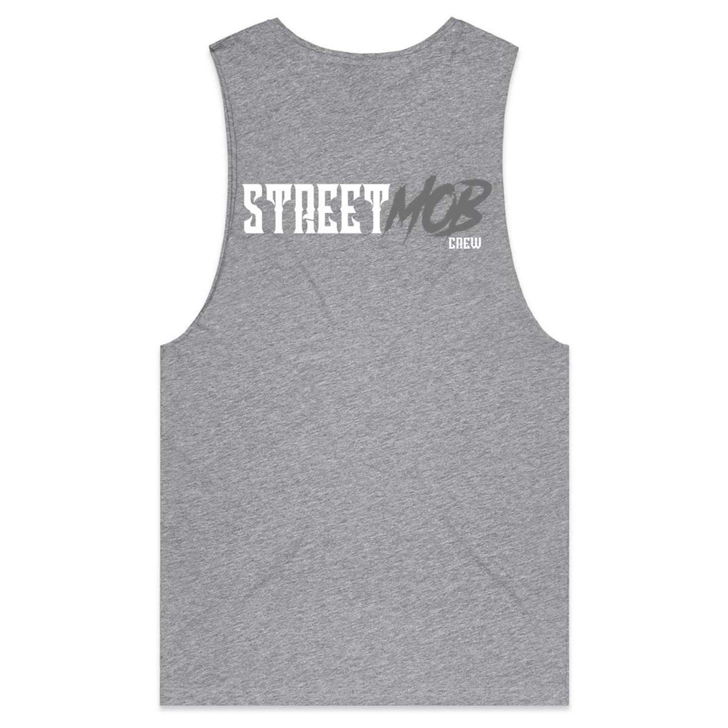 SM 2.0 Grey/White - Mens Tank Top Tee