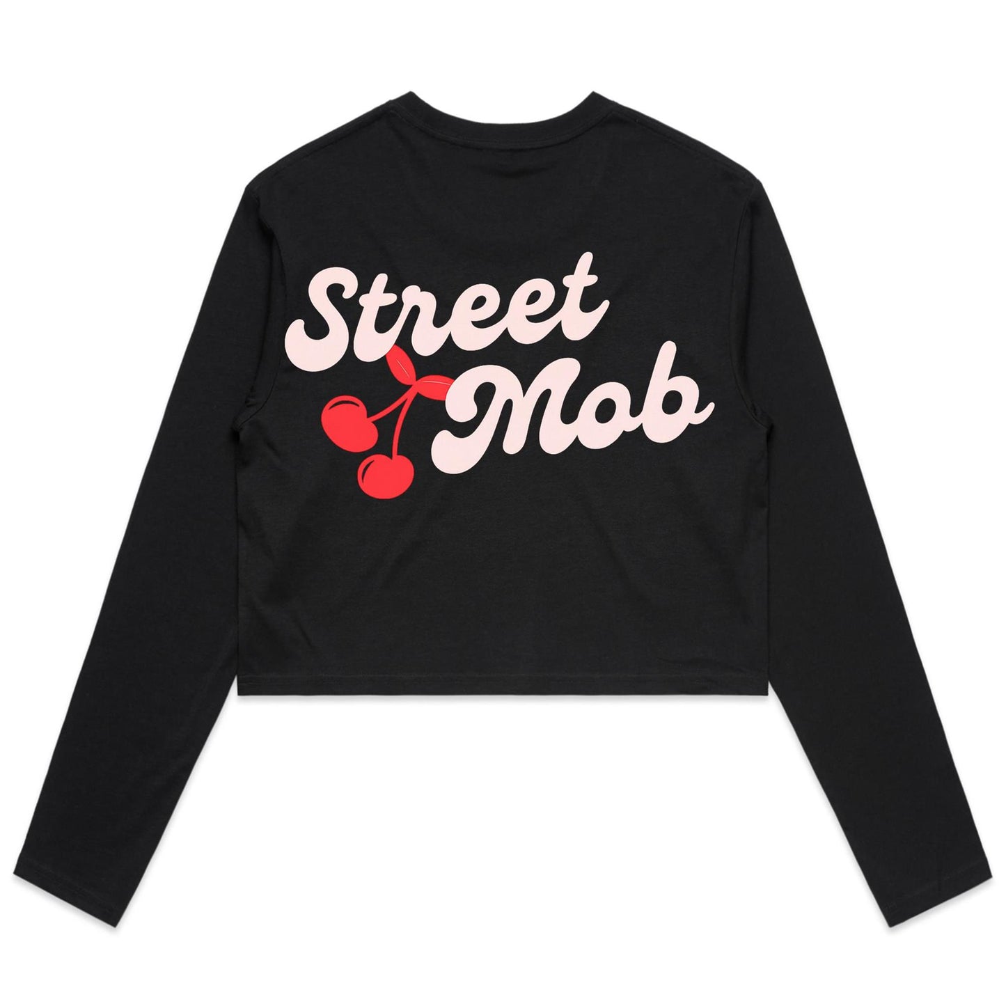 Cherry Drop - Women's Long Sleeve Crop Tee