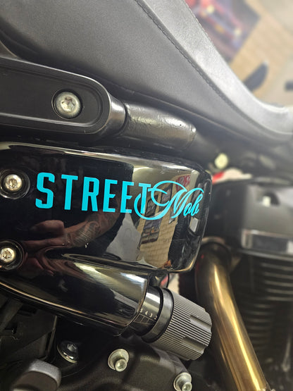 Cursive Mob sticker